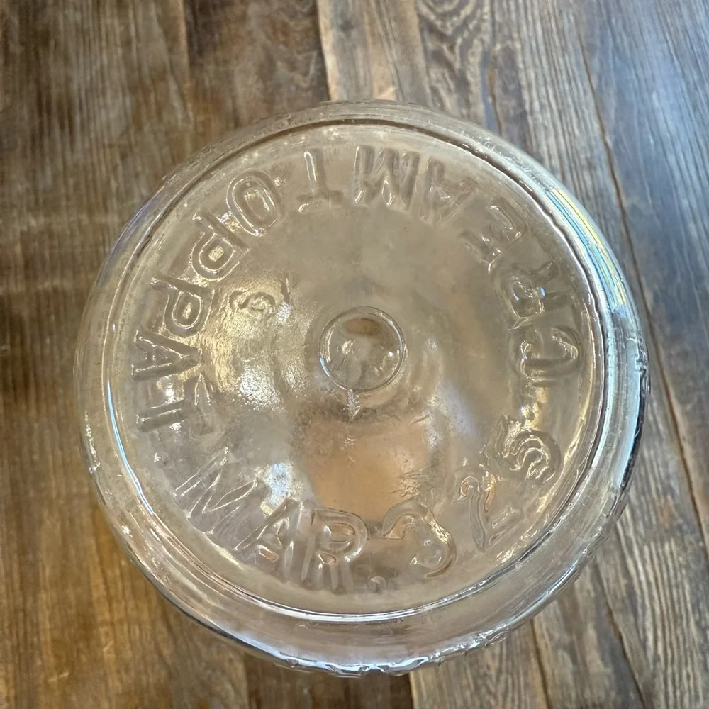 Vintage Clear Glass Baby Bottle